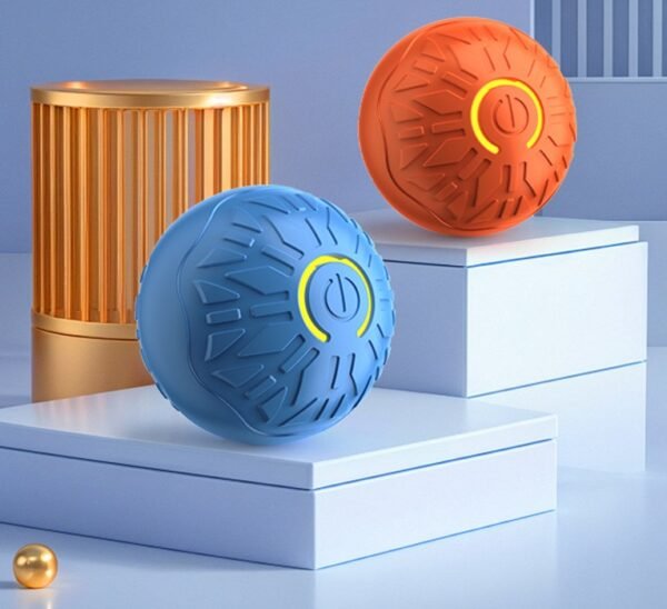 Pet USB Charging Light-Up Bouncy Ball Toy - Image 2