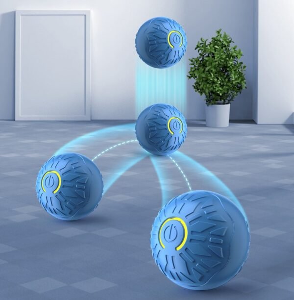 Pet USB Charging Light-Up Bouncy Ball Toy - Image 3